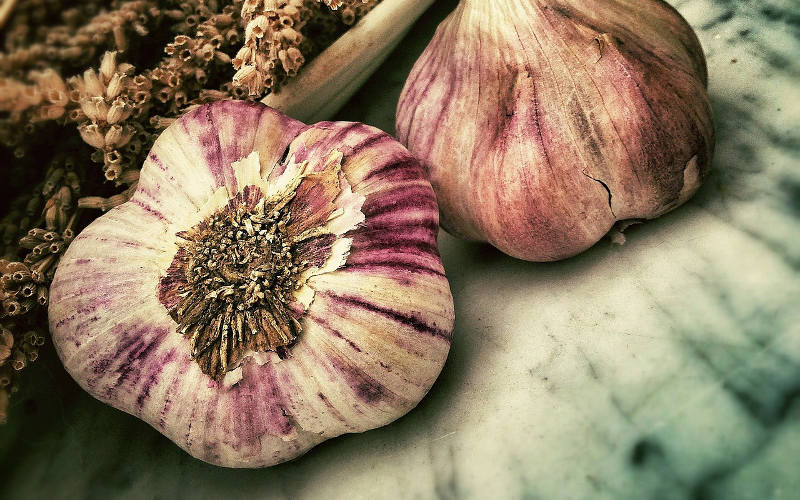 garlic - healthy whole food and how to cook with it.